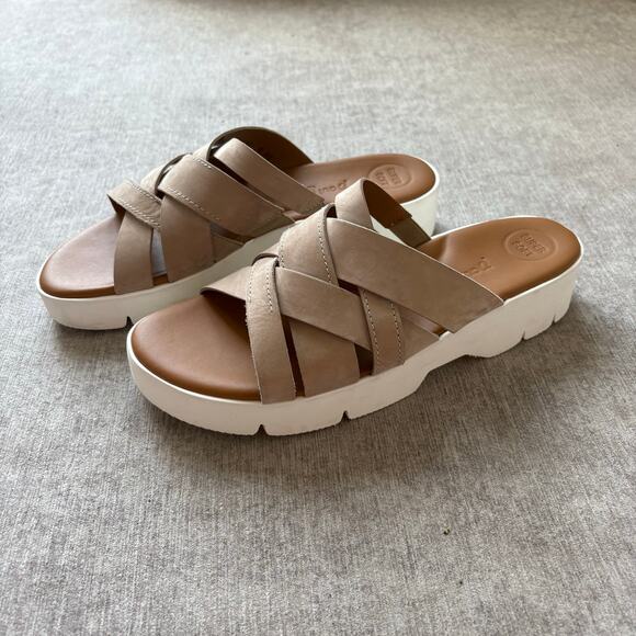 Paul Green Shoes - Paul Green Leather Platform Sandals